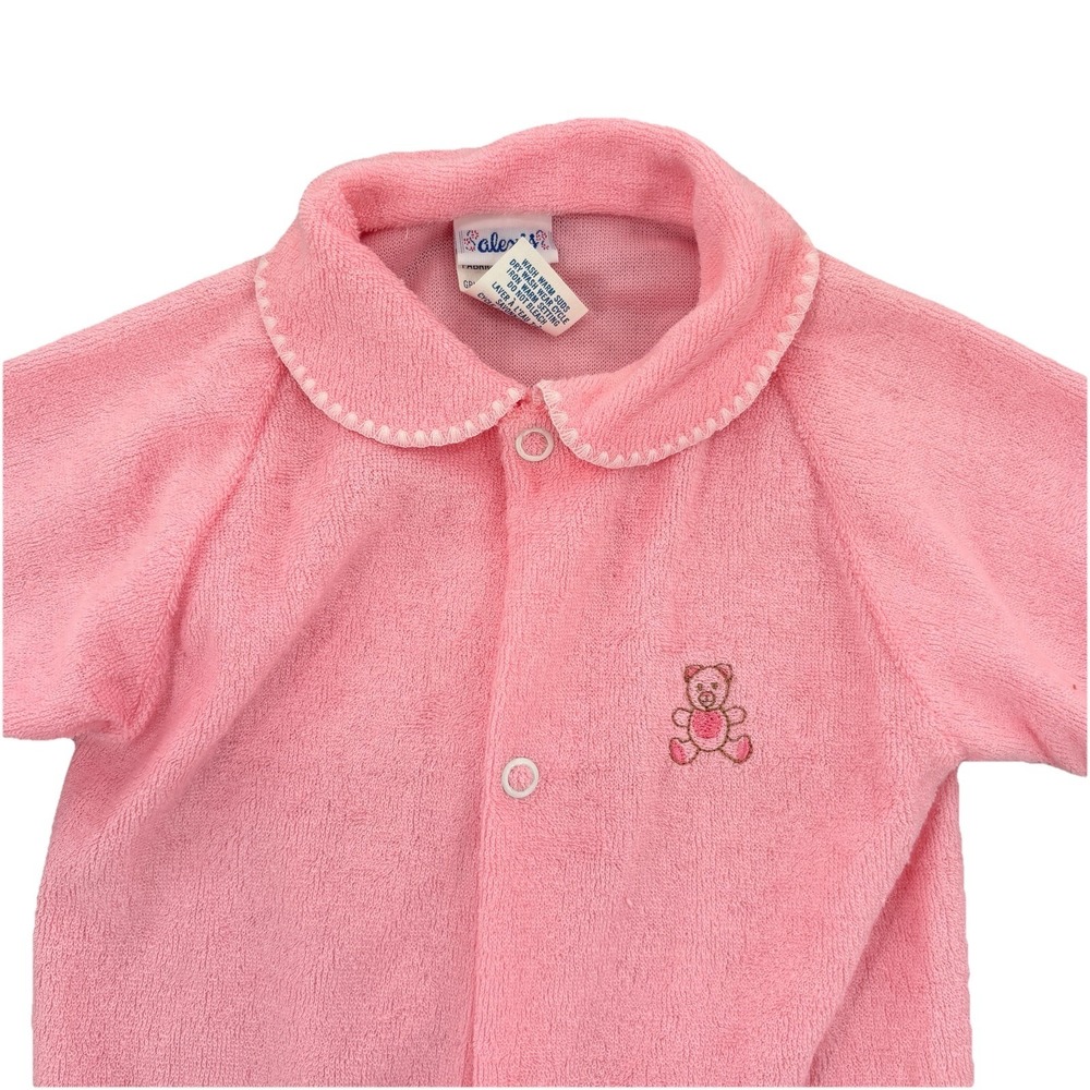 NWT Vintage Alexis Tiny‎ Tulip Collection Baby Sleeper 10-13 lbs Pink USA